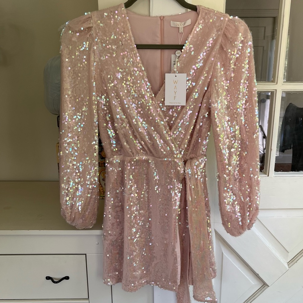 WAYF Flash Sequin Mini Dress - Picture 8 of 16